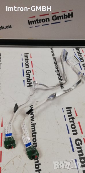 Лентов кабел LVDS 46-FW0440-16DA20G + бутон за захранване, снимка 1