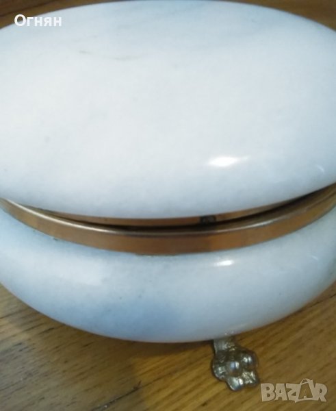 Кутия за бижута, мраморна, снимка 1