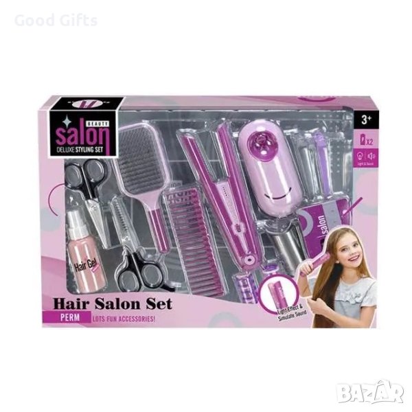 Детски комплект за прически, фризьорски салон , снимка 1