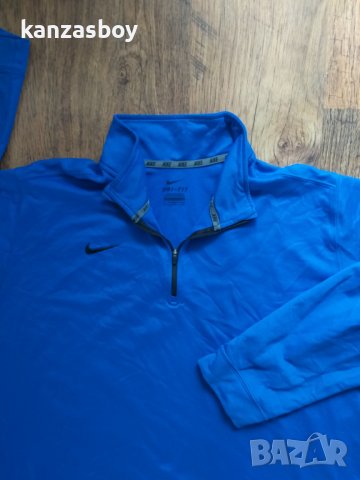 Nike Dri-Fit 1/2 Zip Top Mens - страхотна мъжка блуза, снимка 4 - Спортни дрехи, екипи - 36661353