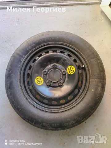 резервна гума тип патерица за БМВ BMW , снимка 2 - Гуми и джанти - 48355105