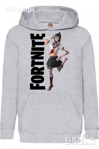 Детски Суитчър/Суитшърт Fortnite Tsuki,Фортнайт,Игра,Подарък,Изненада,Забавление,Рожден Ден