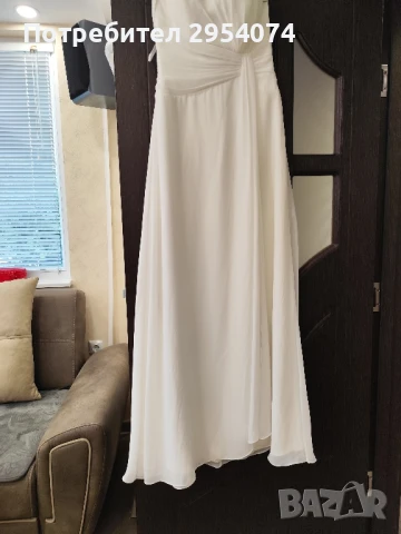 семпла булчинска рокля мл-89лв, снимка 3 - Рокли - 51420274