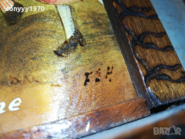 SOLD//ПОРЪЧАНА-bagnoles de lorne-картина/поднос от франция 1112221918, снимка 15 - Антикварни и старинни предмети - 38977062