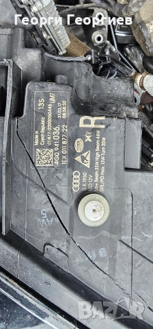 Десен оригинален фар (счупен) Audi A6 Allroad 2017 г. за части, снимка 4 - Части - 53520942