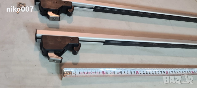 130см-УНИВЕРСАЛНИ-греди-рейки-релси за куфар-багажник-автобокс, снимка 4 - Аксесоари и консумативи - 52307386