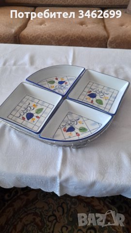 Сет от  порцелан в синьо, снимка 2 - Прибори за хранене, готвене и сервиране - 37649249