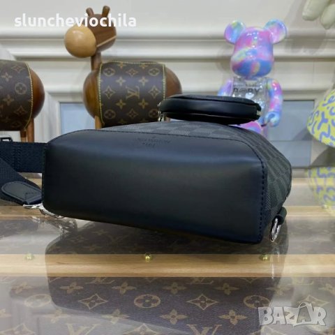Чанта Louis vuitton M30936 Duo Slingbag Damier Graphite canvas NEW, снимка 3 - Чанти - 43972048
