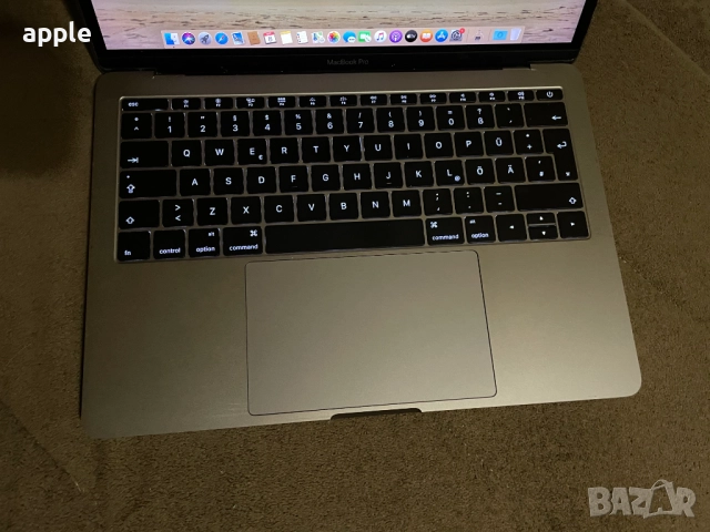 13" MacBook Pro A1708 (2017) Space Gray-8GB RAM/256GB SSD-Нова батерия , снимка 2 - Лаптопи за работа - 49149135