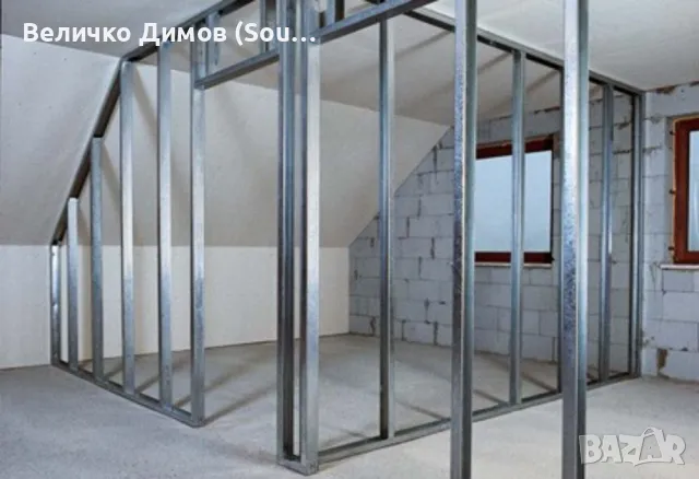 Гипскартон, Боядисване и ВиК