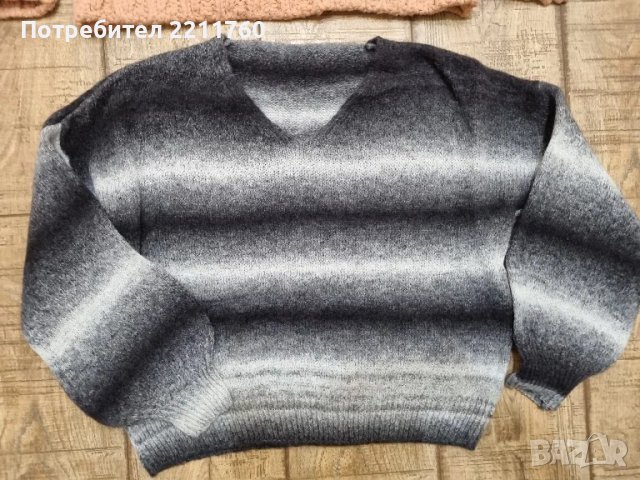 Обемни пуловери от плетиво , снимка 4 - Блузи с дълъг ръкав и пуловери - 48273996