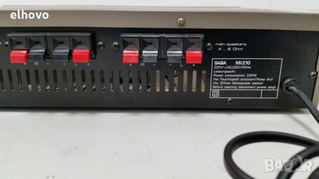 Стерео усилвател Saba MI 210, снимка 6 - Ресийвъри, усилватели, смесителни пултове - 28253267