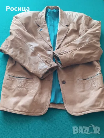 Дълъг дамски кожух от агнешка кожа с качулка и дамско кожено яке от естествена кожа, снимка 6 - Палта, манта - 20060186