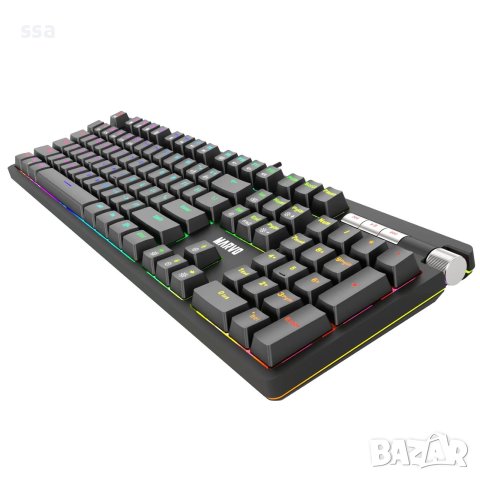 Marvo механична клавиатура Gaming Keyboard Mechanical KG948 - 108 keys, RGB, Macros, Blue switches, снимка 1 - Клавиатури и мишки - 43507167