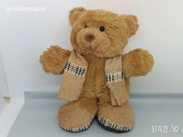 Старо плюшено мече  Schneider 22 см, снимка 2 - Плюшени играчки - 52175696