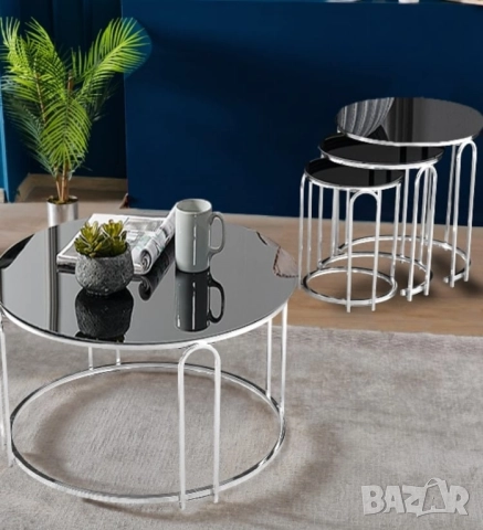 Маса ф70см или комплект от 3бр за 99лв, снимка 2 - Маси - 51831100