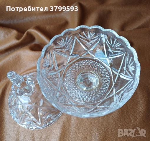 Кристална бонбониера , снимка 3 - Други ценни предмети - 50985891