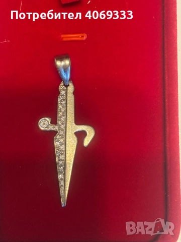 18 каратово бяло злато с 22бр естествени диаманти , снимка 6 - Колиета, медальони, синджири - 51449479