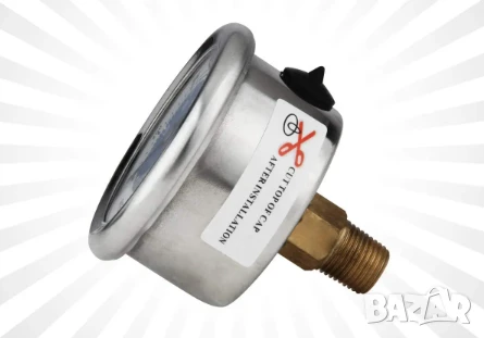 Универсален манометър с глицерин 0-100bar, 0-100бара, 1450psi, 1/8NPT 40мм, снимка 2 - Аксесоари и консумативи - 51119101