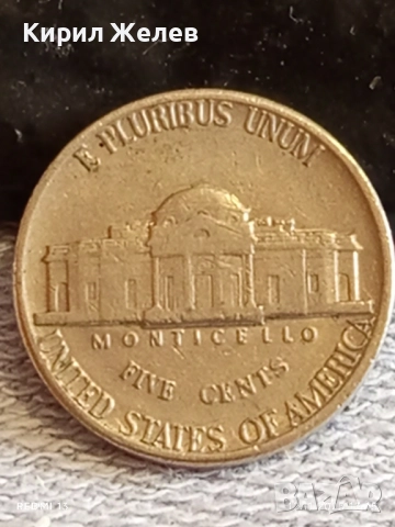 Пет монети пет цента АМЕРИКА различни години за КОЛЕКЦИЯ ДЕКОРАЦИЯ 51808, снимка 10 - Нумизматика и бонистика - 52388088