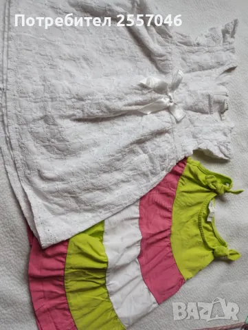 Дрешки за момиче, рокли пролет лято 86-92 размер, снимка 10 - Детски Блузи и туники - 49985530