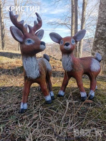 КЕРАМИЧЕН ЕЛЕН И СЪРНА, снимка 3 - Декорация за дома - 28506532