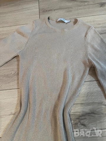 Рипсена плетена рокля , снимка 2 - Рокли - 52853869