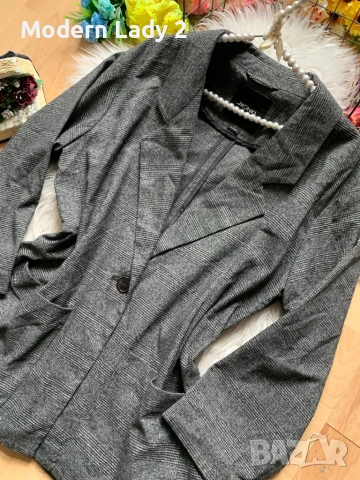 Карирано сако Monki, снимка 2 - Сака - 50897701