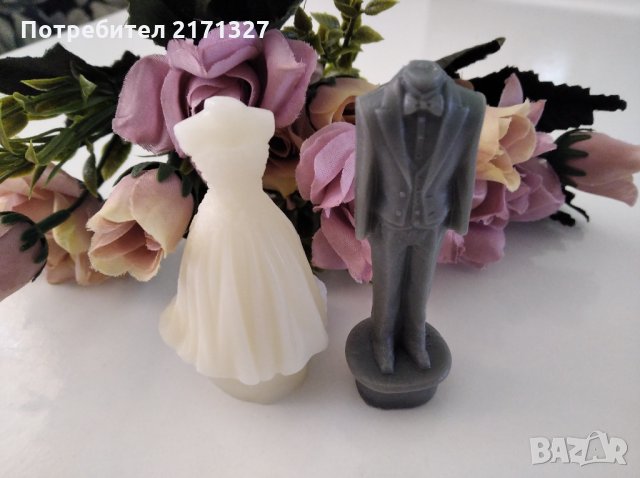 Подаръчета за сватби, годежи и момински партита изработени от сапун, снимка 5 - Ръчно изработени сувенири - 32328971