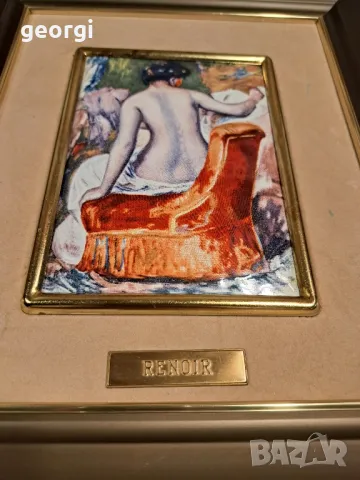картина на Реноар върху медна плака   1/4, снимка 2 - Картини - 47475452