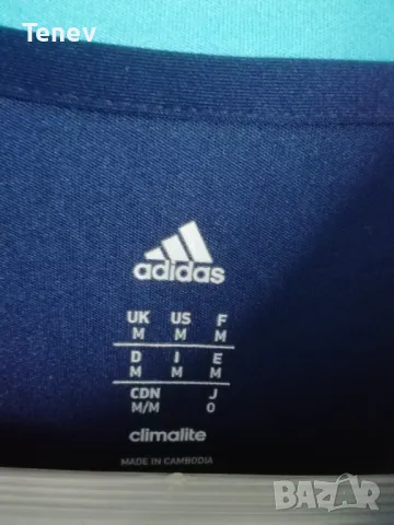 Adidas Climalite нова оригинална тениска фланелка синя размер М Адидас , снимка 5 - Тениски - 47607779