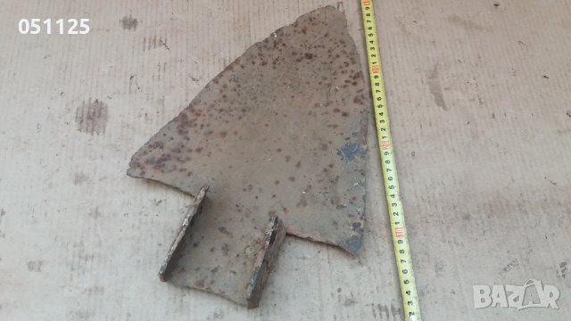 масивен кован възрожденски лемиш, рало, плуг , снимка 16 - Антикварни и старинни предмети - 38015272