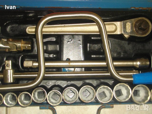 Made in GDR-Старо Качество Немска Гедория/Гидория-Инструменталиум-11-32мм-25 части-Хром-Ванадиум, снимка 8 - Други инструменти - 40343264