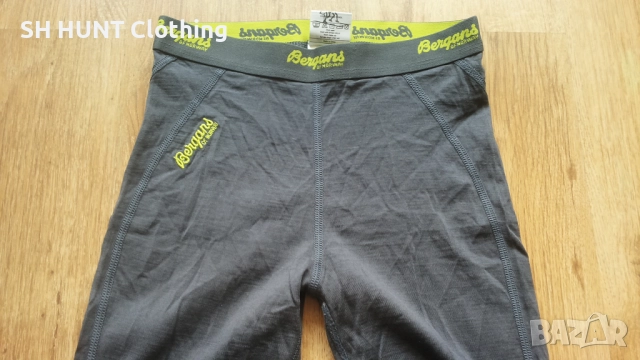 Bergans of NORWAY FJELLRAPP Young TIGHTS 100% Merino Wool 10 г / 140 см детска термо долница - 1563, снимка 4 - Други - 52587203