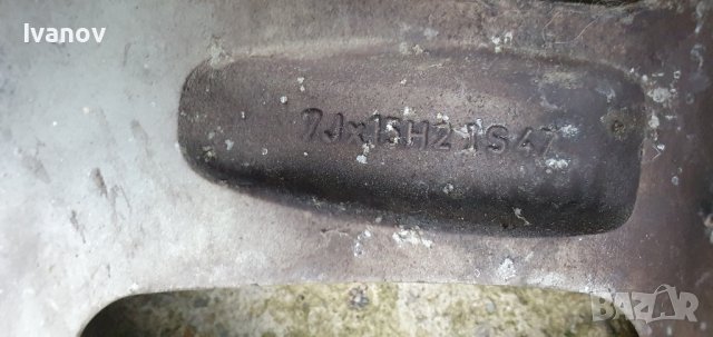  Оригинални лети джанти за бмв е36 е46 15 цола алуминиеви джанти за бмв 5х120 7jx15 et47, снимка 5 - Гуми и джанти - 34557527