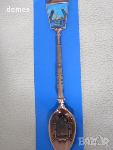 Сувенирна лъжичка за кафе или чай от Санкт Петербург, Русия