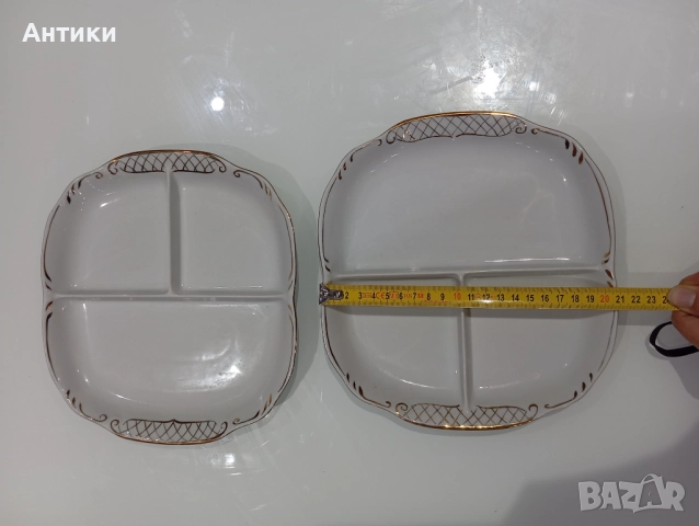Порцеланови плата за сервиране маркирани, снимка 7 - Сервизи - 52642601