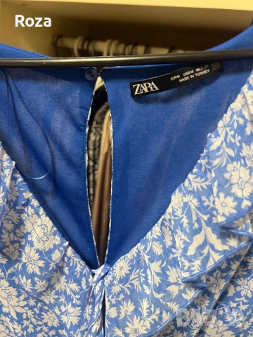 Синя лятна рокля, снимка 2 - Рокли - 53463292