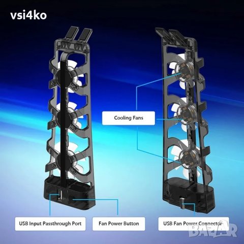 Охлаждаща система за PlayStation 5, снимка 3 - Аксесоари - 43415400