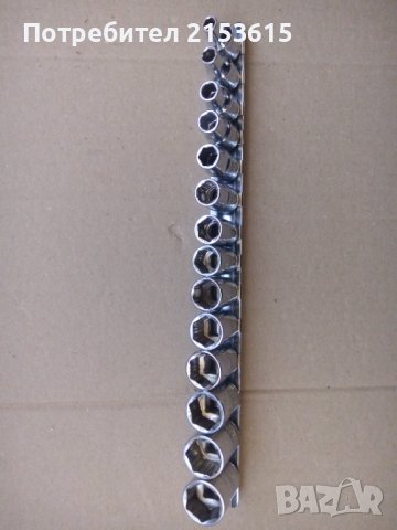 Mac Tools 14 броя 3/8 качествени 6 стенни къси камъни вложки SXDGM146BR, снимка 4 - Гедорета - 43585595