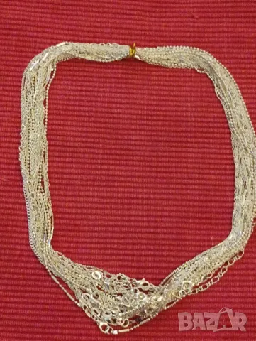 Посребрени синджири,ланчета. , снимка 6 - Обеци - 49178271