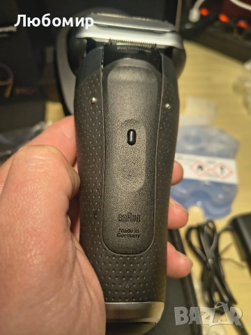 Електрическа самобръсначка Braun Shavers Series 9 Pro+ за мъже, мокро и сухо бръснене, 5+1 , снимка 6 - Електрически самобръсначки - 53205255