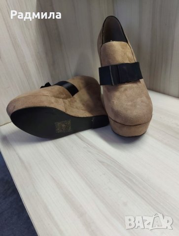 Обувки на платформа , снимка 4 - Дамски елегантни обувки - 38577112