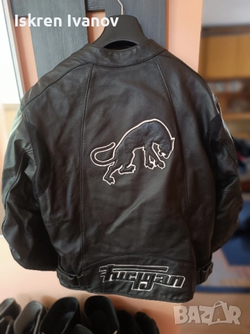 Кожено мото яке Furygan 56, снимка 2 - Якета - 51641707