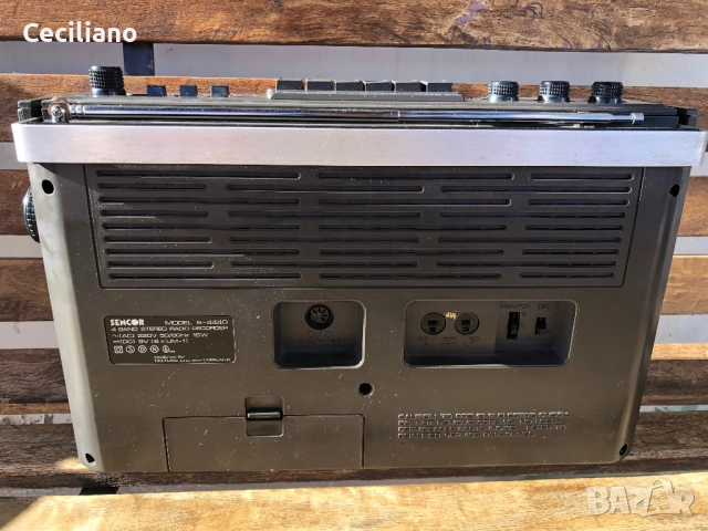 Радиокасетофон SENCOR S-4440, снимка 5 - Радиокасетофони, транзистори - 52676789