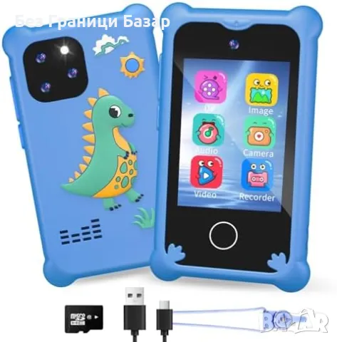 Нова Играчка телефон CKATE за деца 3-12 години с двоен фотоапарат игри