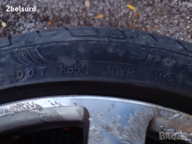 Джанти Tomason 8.5J*18 5*114.3, с гуми 225/40/18, снимка 7 - Гуми и джанти - 52679595