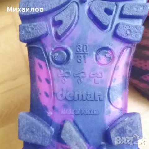 Зимно есенни детски ботуши 30-31 размер, снимка 2 - Дамски ботуши - 47995248