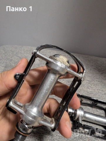 Ретро Шосейни Педали Campagnolo Super Record, снимка 9 - Части за велосипеди - 52546219
