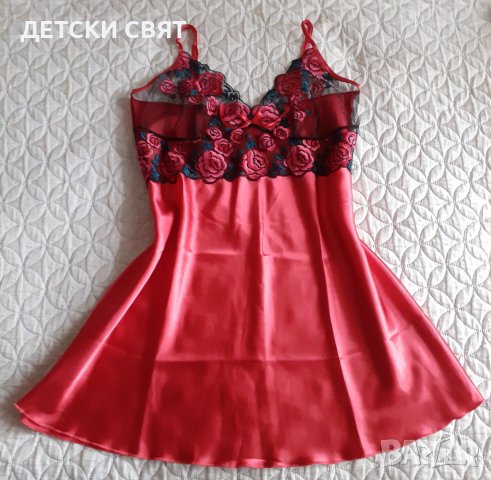 Дамски нощнички от сатен - 12лв., снимка 9 - Нощници - 40143758